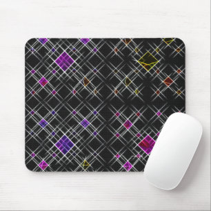 Diamonds and Crosses Mouse Pad