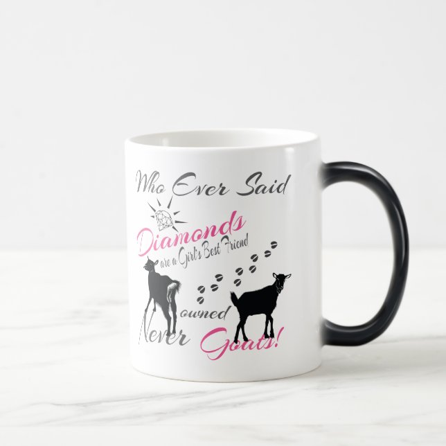 Diamonds and Goats Magic Mug (Right)