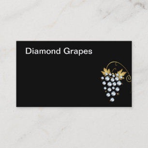 Diamonds and Grapes Logo Business Card