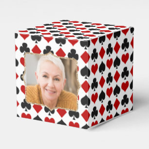 Diamonds and Hearts Photo Template Favour Box
