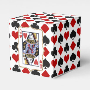Diamonds and Hearts Queen Favour Box
