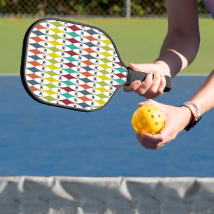 Diamonds and Starbursts Pickleball Paddle