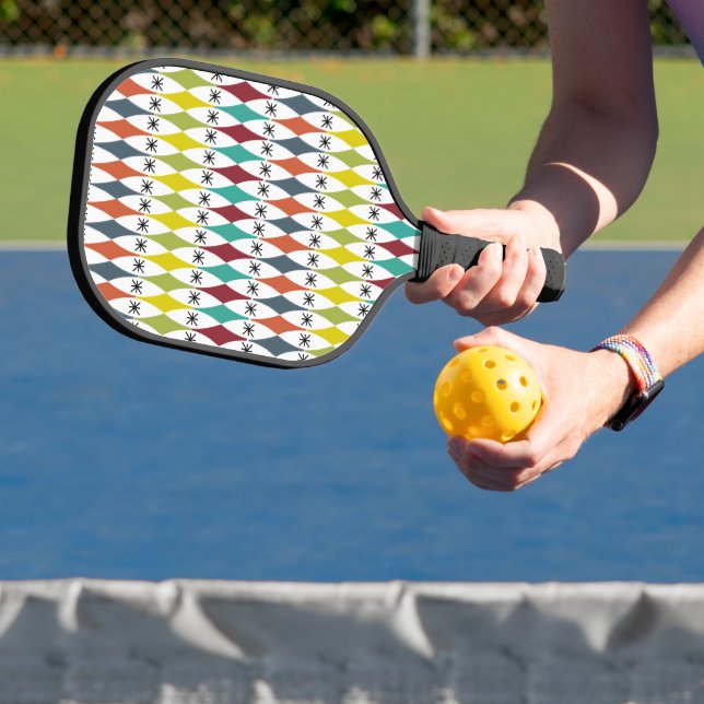 Diamonds and Starbursts  Pickleball Paddle (Insitu)