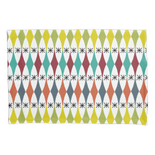 Diamonds and Starbursts  Pillowcase