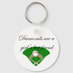 Diamonds are a girl's best friend T-shirts Key Ring