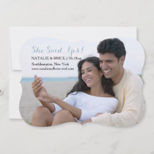 Diamonds Are Forever Photo Wedding Announcement