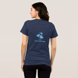 diamonds are girl's best friend Tri-Blend shirt