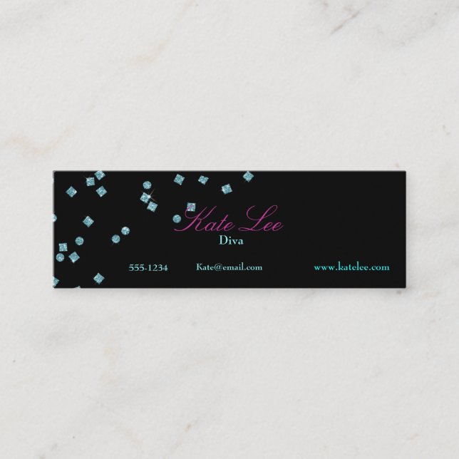 Diamonds business card (Front)
