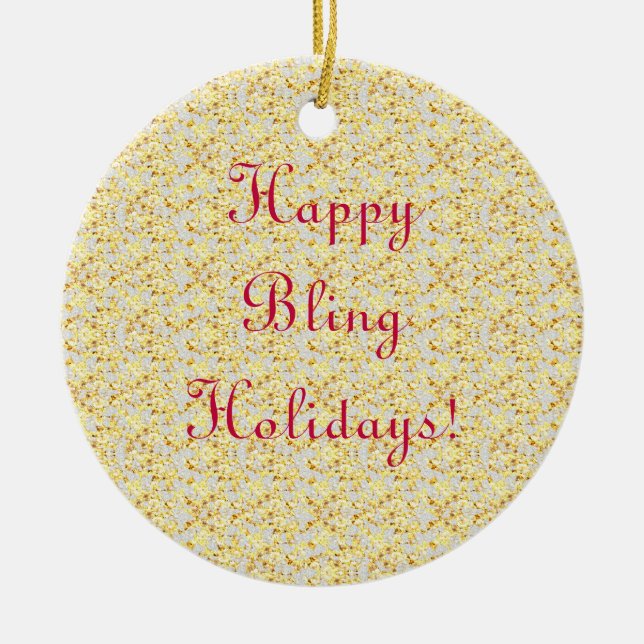 DIAMONDS       CERAMIC ORNAMENT (Front)