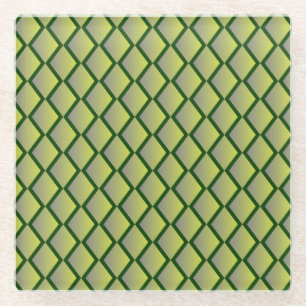 Diamonds Foam Texture Pattern-14402 Glass Coaster