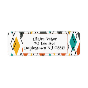 Diamonds Forever Label Return Address Label