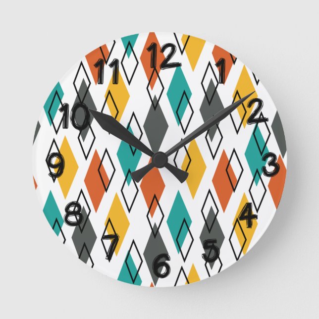 Diamonds Forever Round Clock (Front)