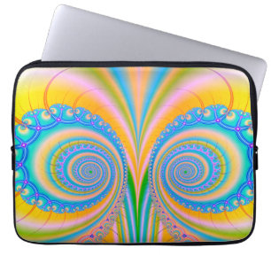 Diamonds Fractal by Shirley Taylor Laptop Sleeve