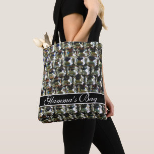 Diamonds, gemstone pattern jewellery, Glam-ma’s Tote Bag