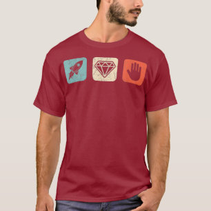 Diamonds Hands Stonk Stock Market Wall Street T-Shirt