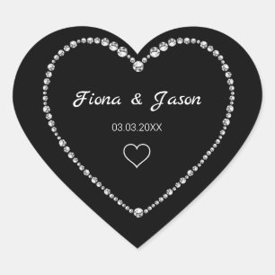 Diamonds Hearts Heart Sticker