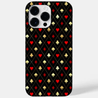 Diamonds Hearts Spades Clubs Playing Cards Pattern