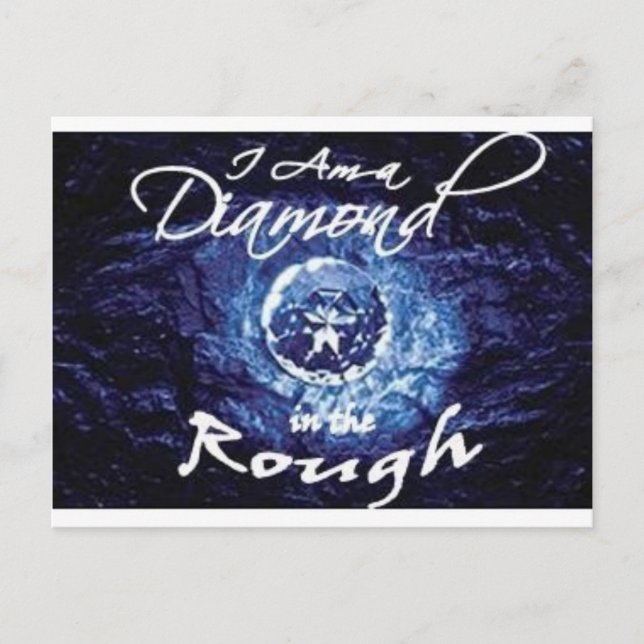 Diamonds in the Rough Postcard (Front)