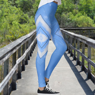 Diamonds in the Sky Tie Dye Look Leggings