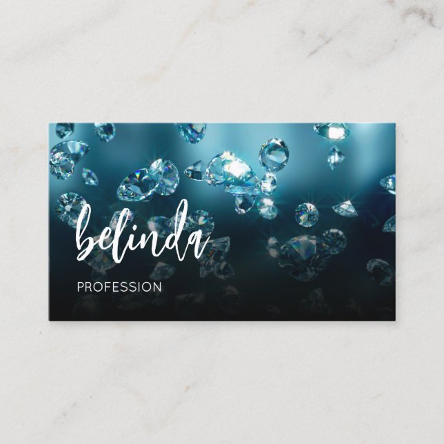  Diamonds Jeweller Jewellery Store Business Card (Front)