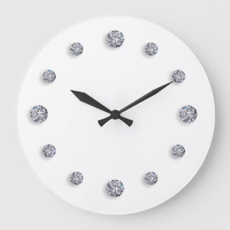 Diamonds Large Clock