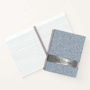 Diamonds Look Glitter Pattern Notebook