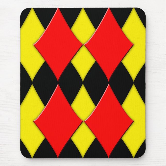 Diamonds Mouse Pad (Front)