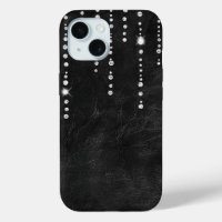 Diamonds On Black Leather
