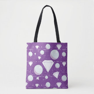 Diamonds & Pearls Tote Bag