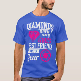 Diamonds photographer gear white T-Shirt