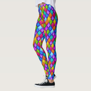 Diamonds Pop Fashion Leggings