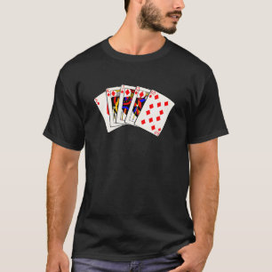 Diamonds Royal Flush T-Shirt