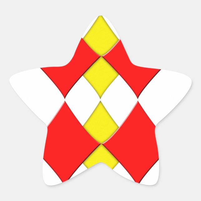 Diamonds Star Sticker (Front)