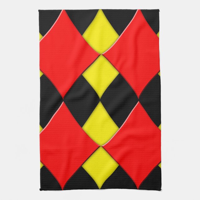 Diamonds Tea Towel (Vertical)