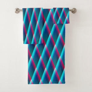 Diamonds Teal Bath Towel Set