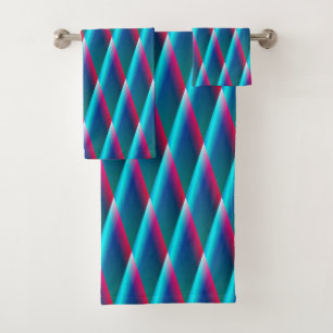 Diamonds Teal Bath Towel Set