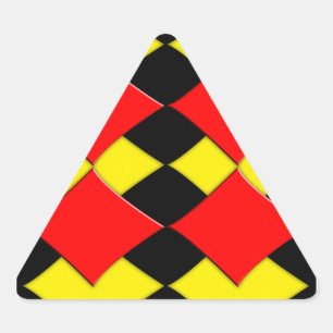 Diamonds Triangle Sticker