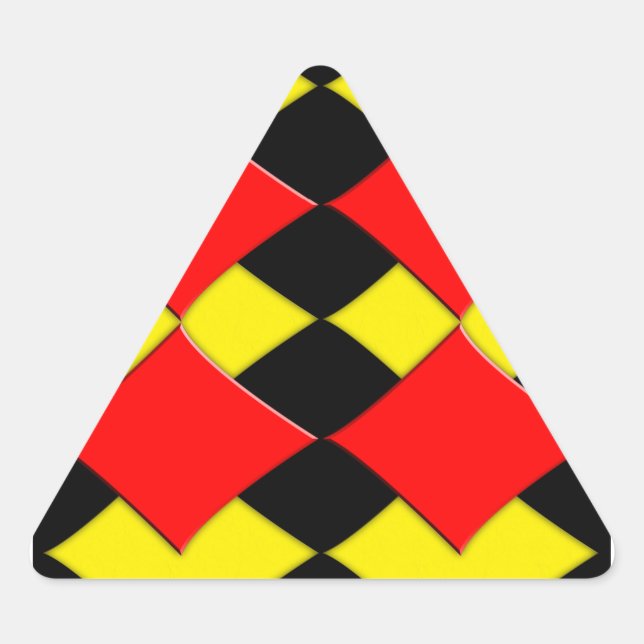 Diamonds Triangle Sticker (Front)