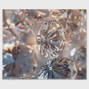 Diamonds wrapping paper