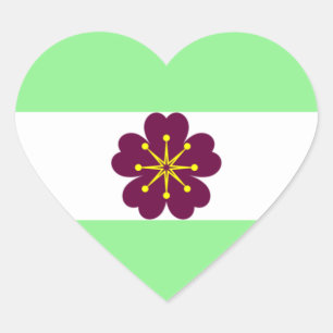 Diamoric Pride Heart-Shaped Sticker Sheet