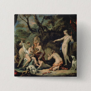 Diana and Callisto 15 Cm Square Badge