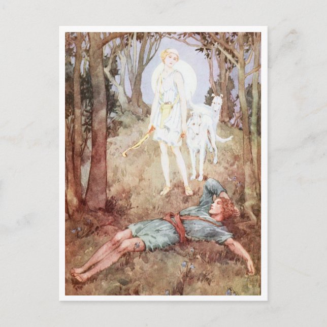 Diana and Endymion by Helen Stratton Postcard (Front)