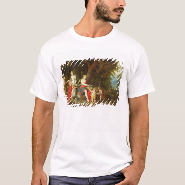 Diana and Her Maidens, after the hunt, 1626 T-Shirt (Front)