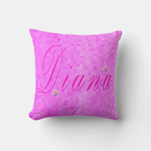Diana Girls Name Logo, Cushion