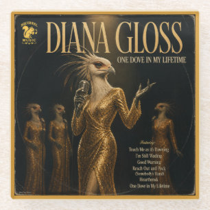 Diana Gloss Album: a Parody Glass Coaster