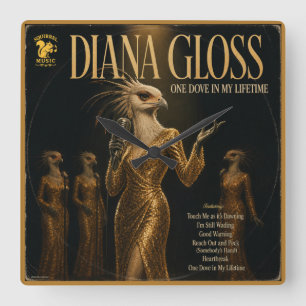 Diana Gloss Album: a Parody Square Wall Clock