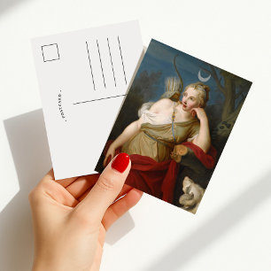 Diana, Goddess of the Hunt   Pietro Rotari Postcard