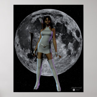 Diana - Goddess of the Moon Poster