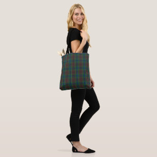 Diana Hunting Fashion Princess Tartan Plaid Tote Bag