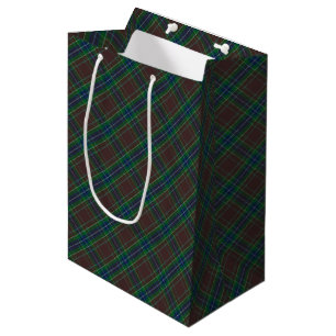 Diana Hunting Fashion Princess Tartan Wrap Medium Gift Bag